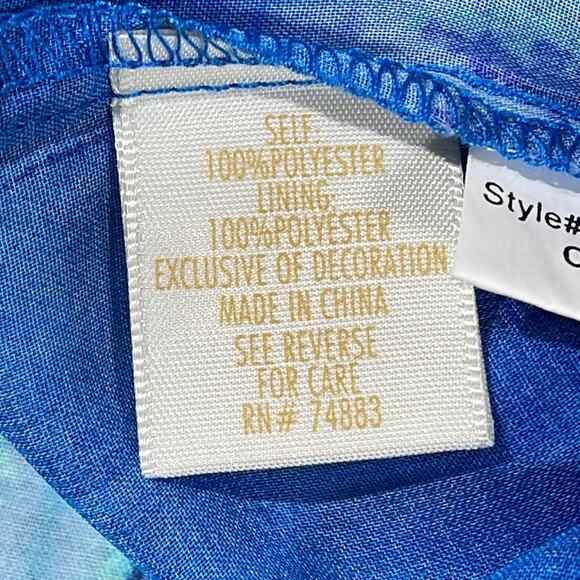 ADiva Ocean Blues Tank Top with Spaghetti Strap Under Shirt Size Small - Picture 3 of 8